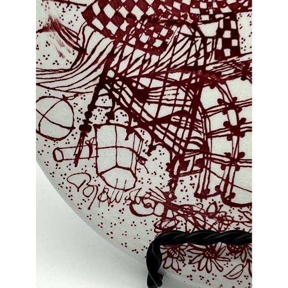 Bjorn Wiinblad October Optimisme Nymolle Denmark Wall Calendar Plaque #3013-12 - Picture 2 of 5